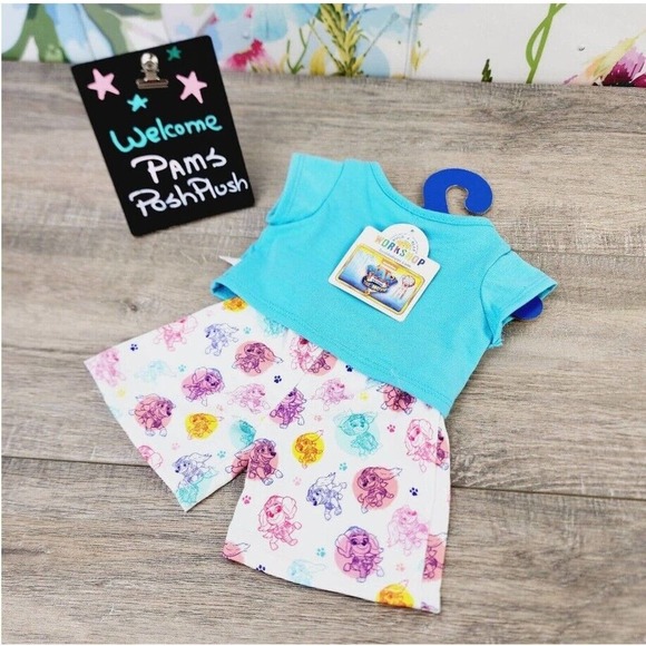 NEW Build A Bear RARE Paw Patrol Pjs Nickelodeon Sleeper Clothes for 15"+ Plush - Picture 2 of 5